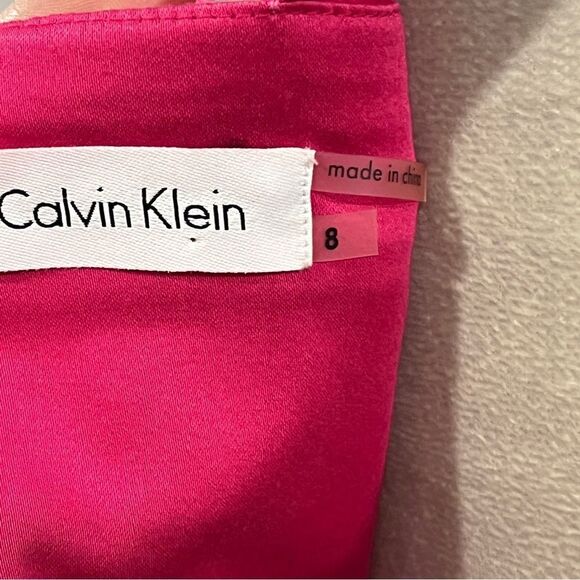 Calvin Klein Elegant Pink Sleeveless Dress - Picture 8 of 12